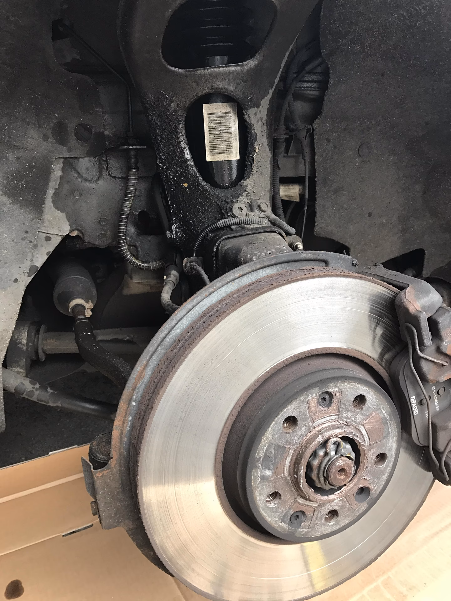 Why is my car knocking down a step?
