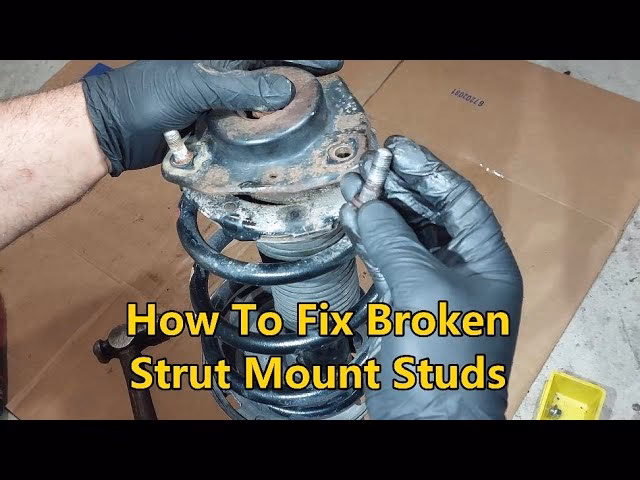 When should I replace a defective strut mount?