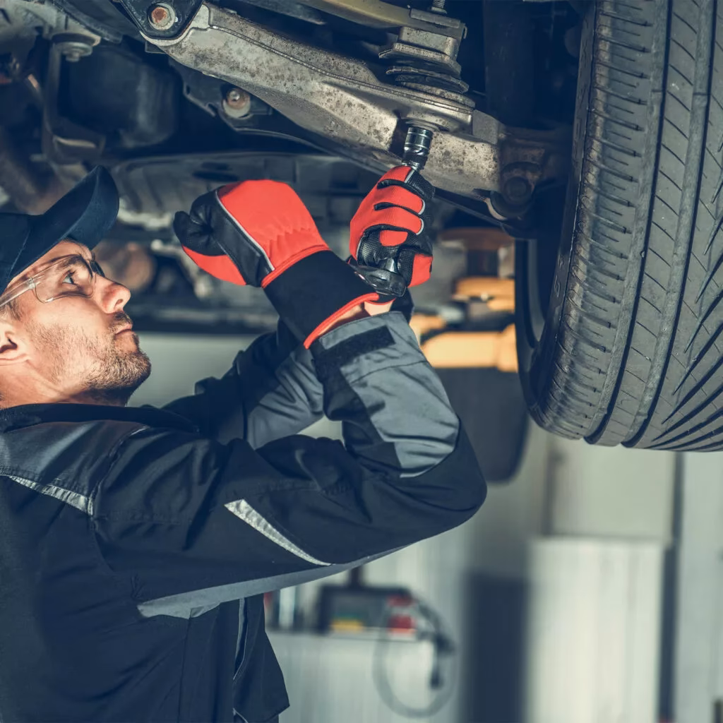 How do you repair a car suspension?