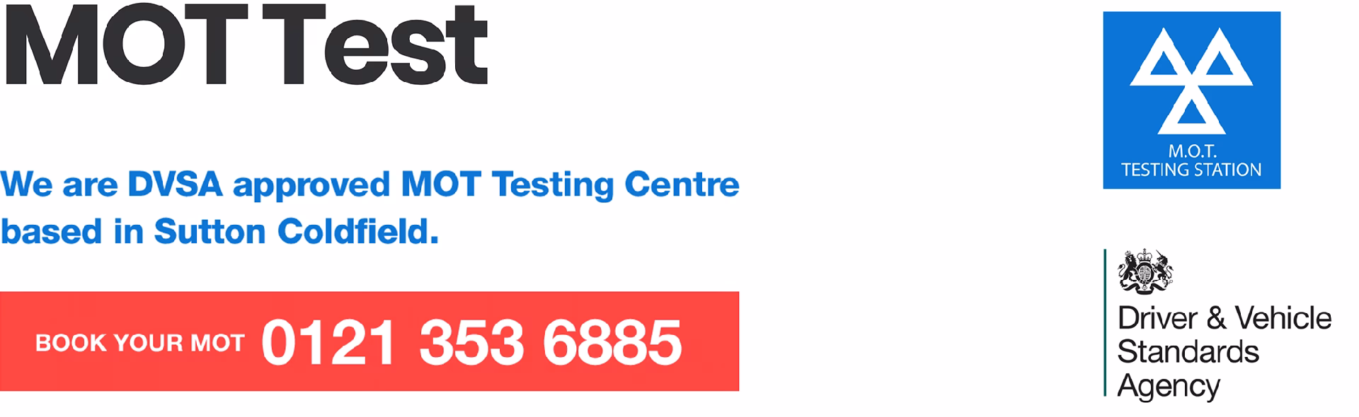 Where can I get an MOT test in Sutton Coldfield?