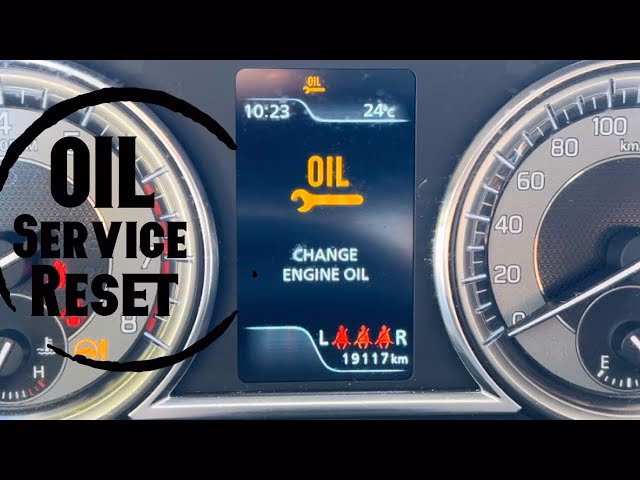 How do I Reset my Suzuki Vitara engine oil light?