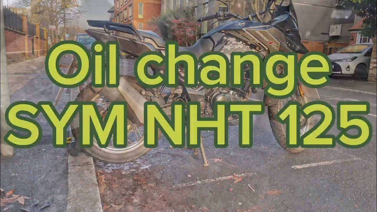 How to replace engine oil in Sym nh-t 125?