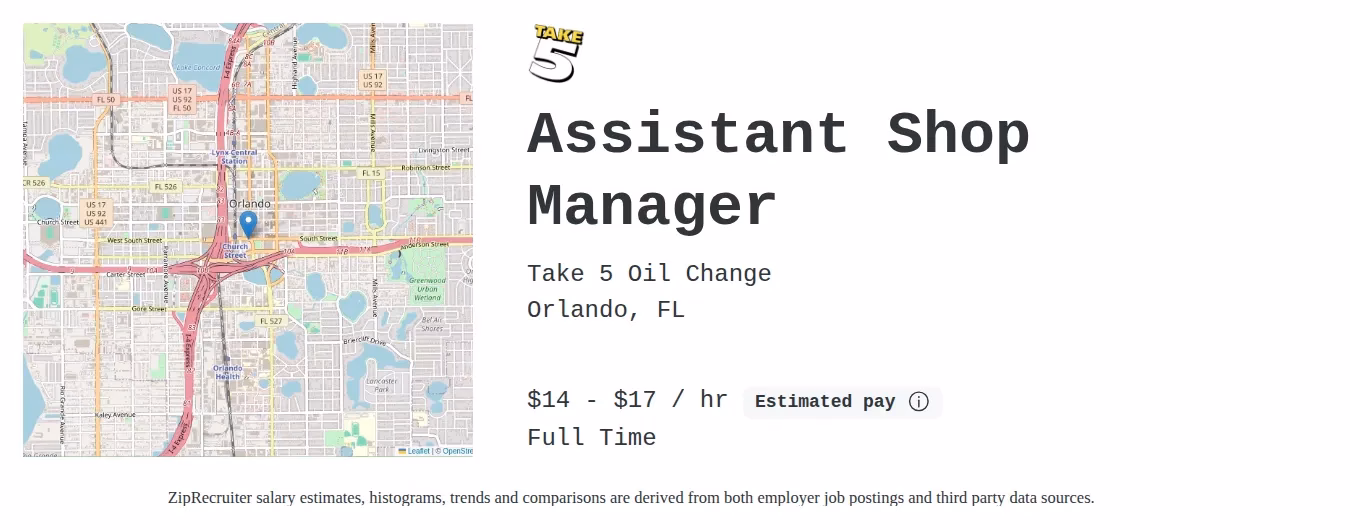 How much does take 5 oil change make?