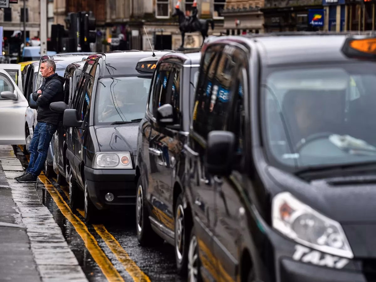 Does a taxi clock up miles?
