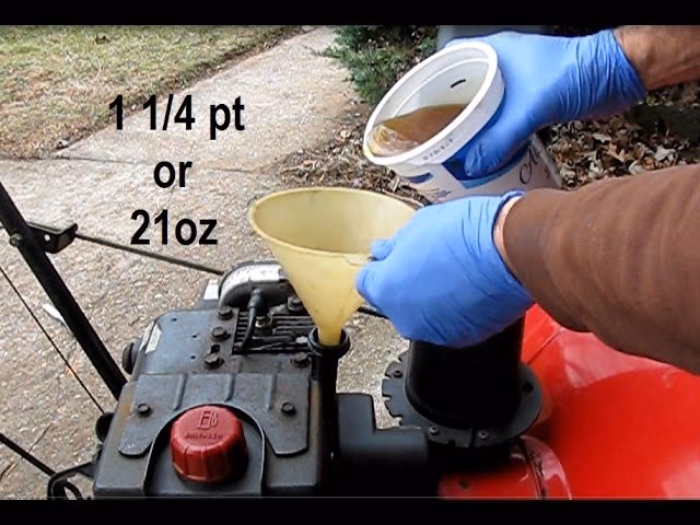 How much oil does a 5HP Tecumseh take?