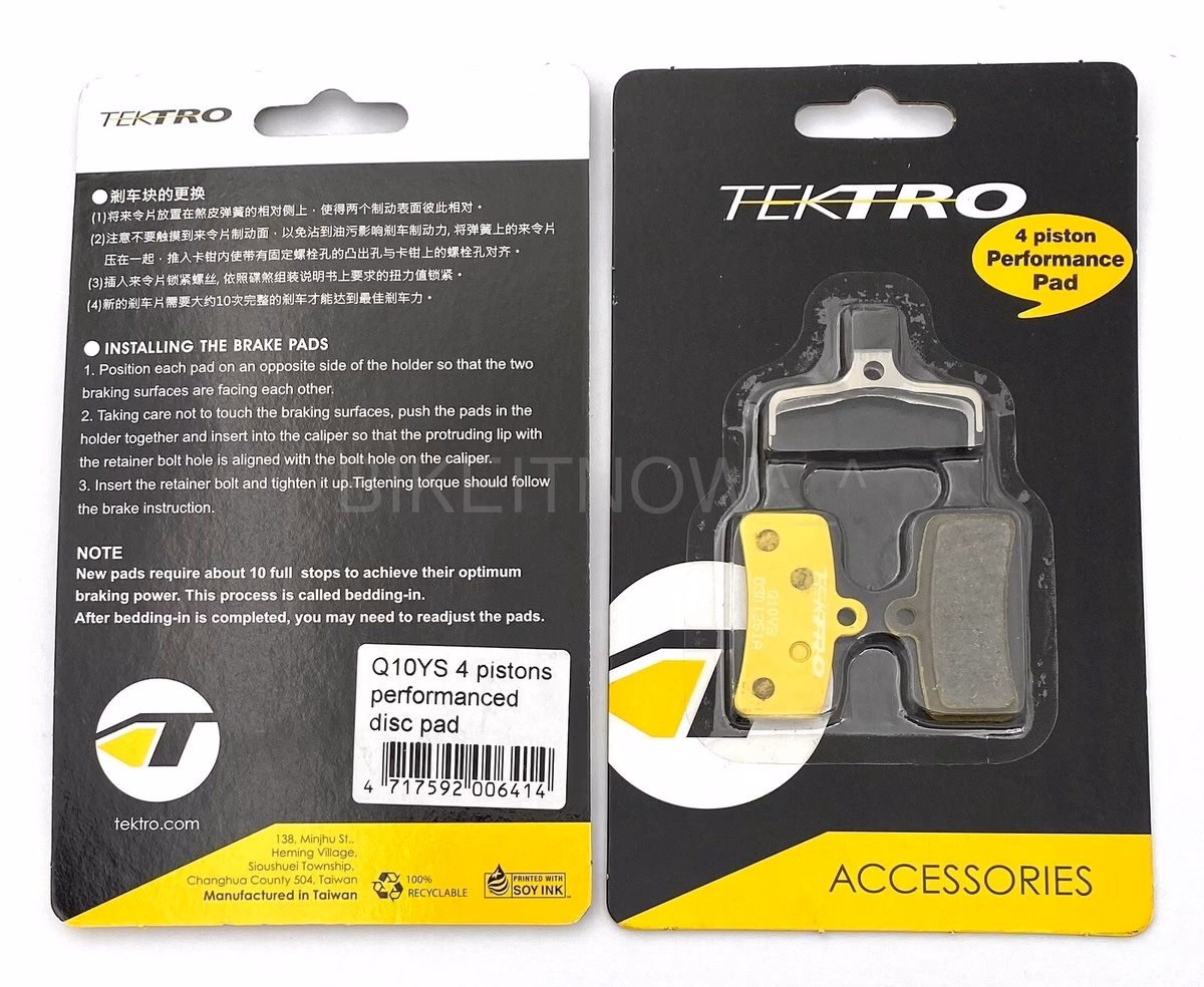Which tektro pads are compatible with q10ts?
