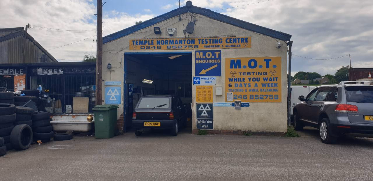 Where is Temple Normanton testing centre limited?