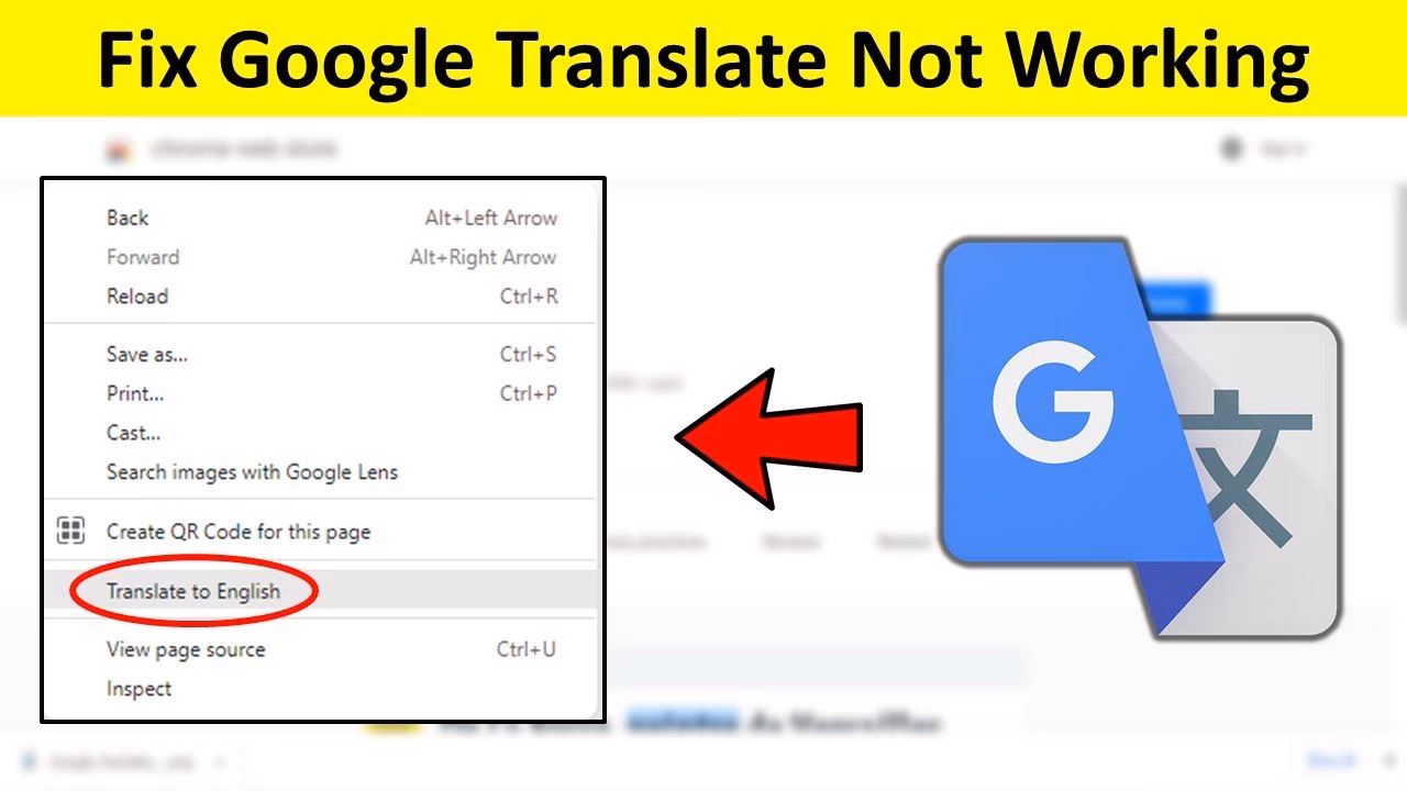 Why can't I translate this page?