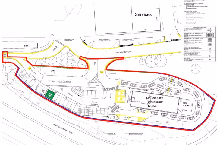 Where is the Tickled Trout on the M6?