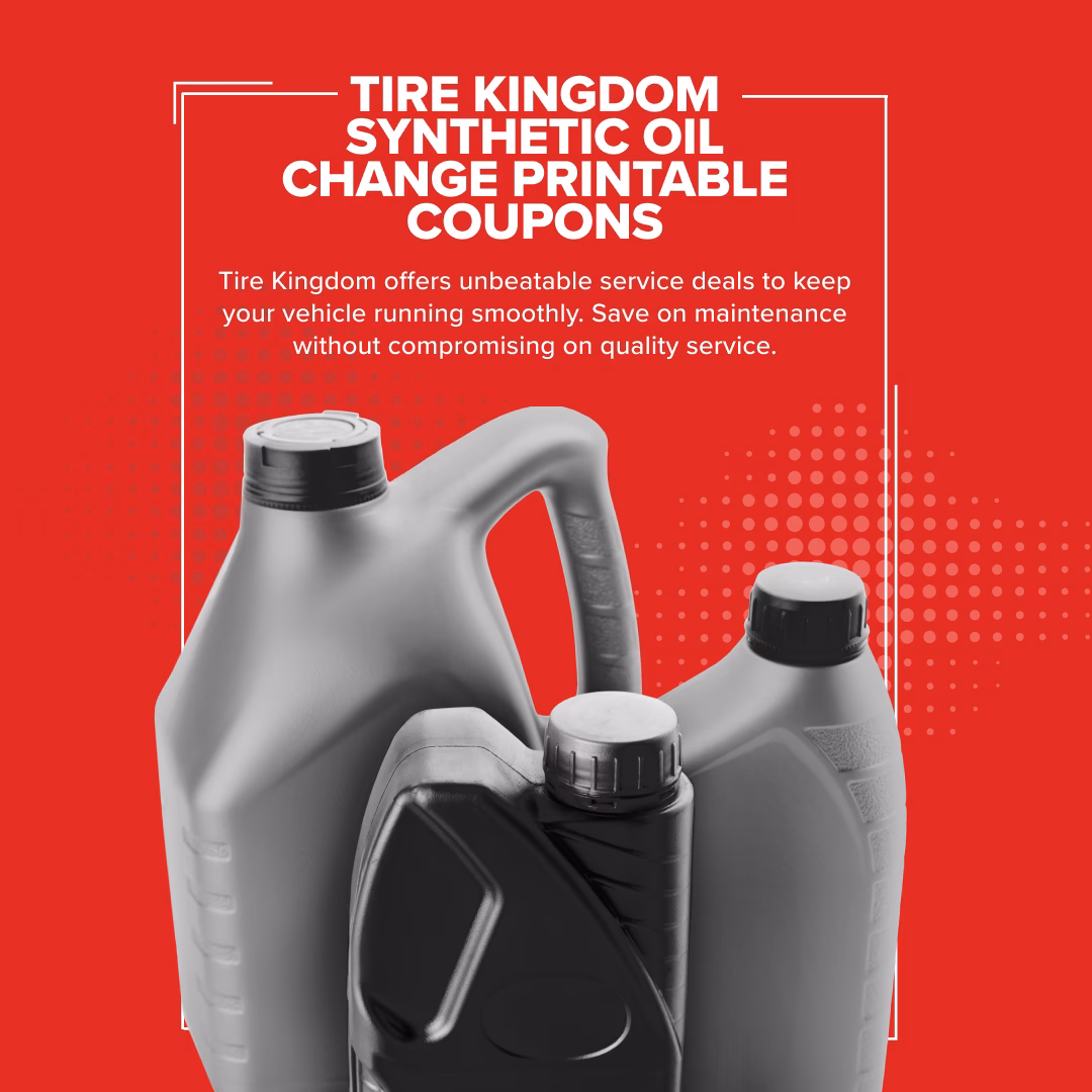 What is the maximum discount on services at Tire Kingdom?