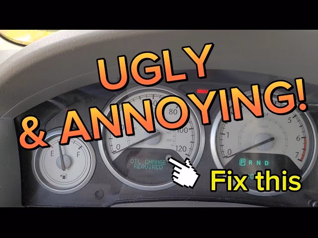 How do I Reset my Oil Change Notification light?