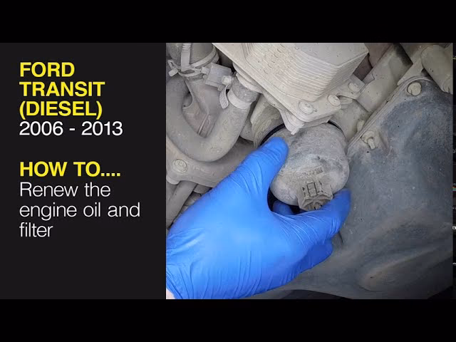How to check Ford Transit Mk7 engine oil level?