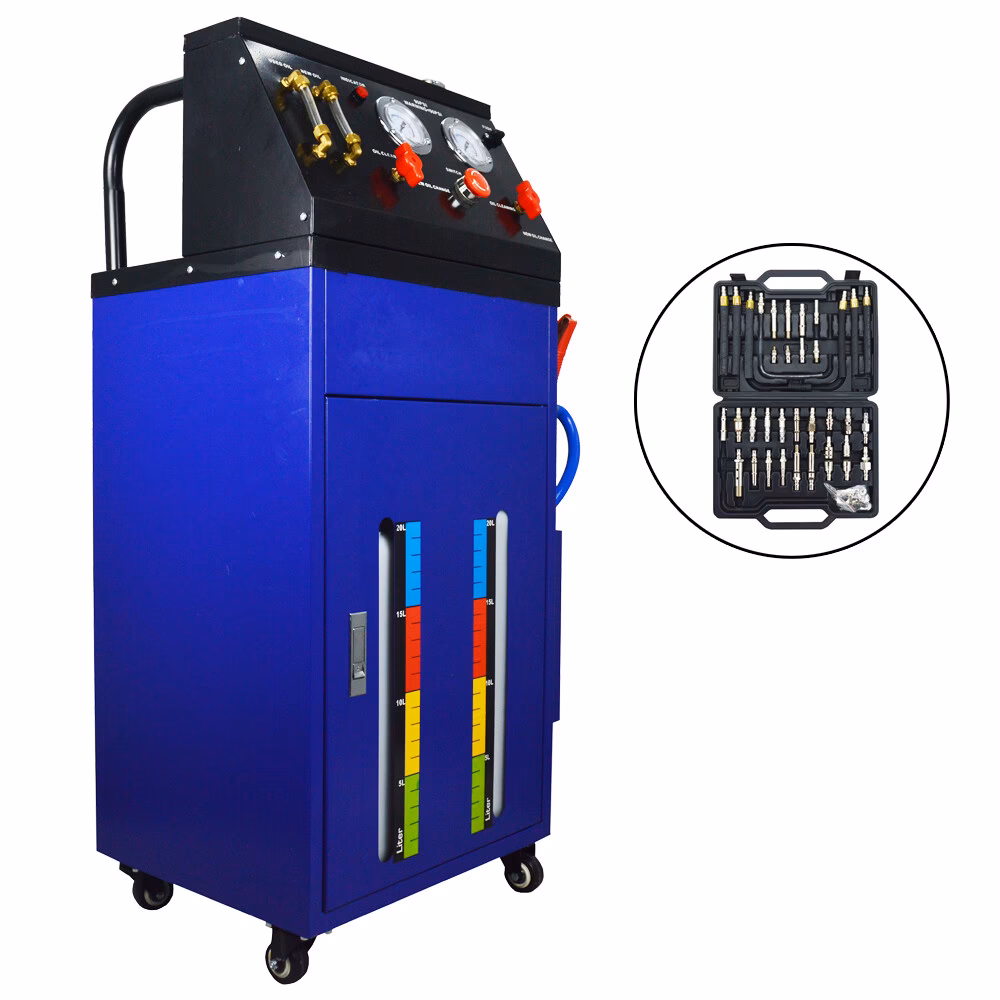 How long does a transmission oil exchanger take?