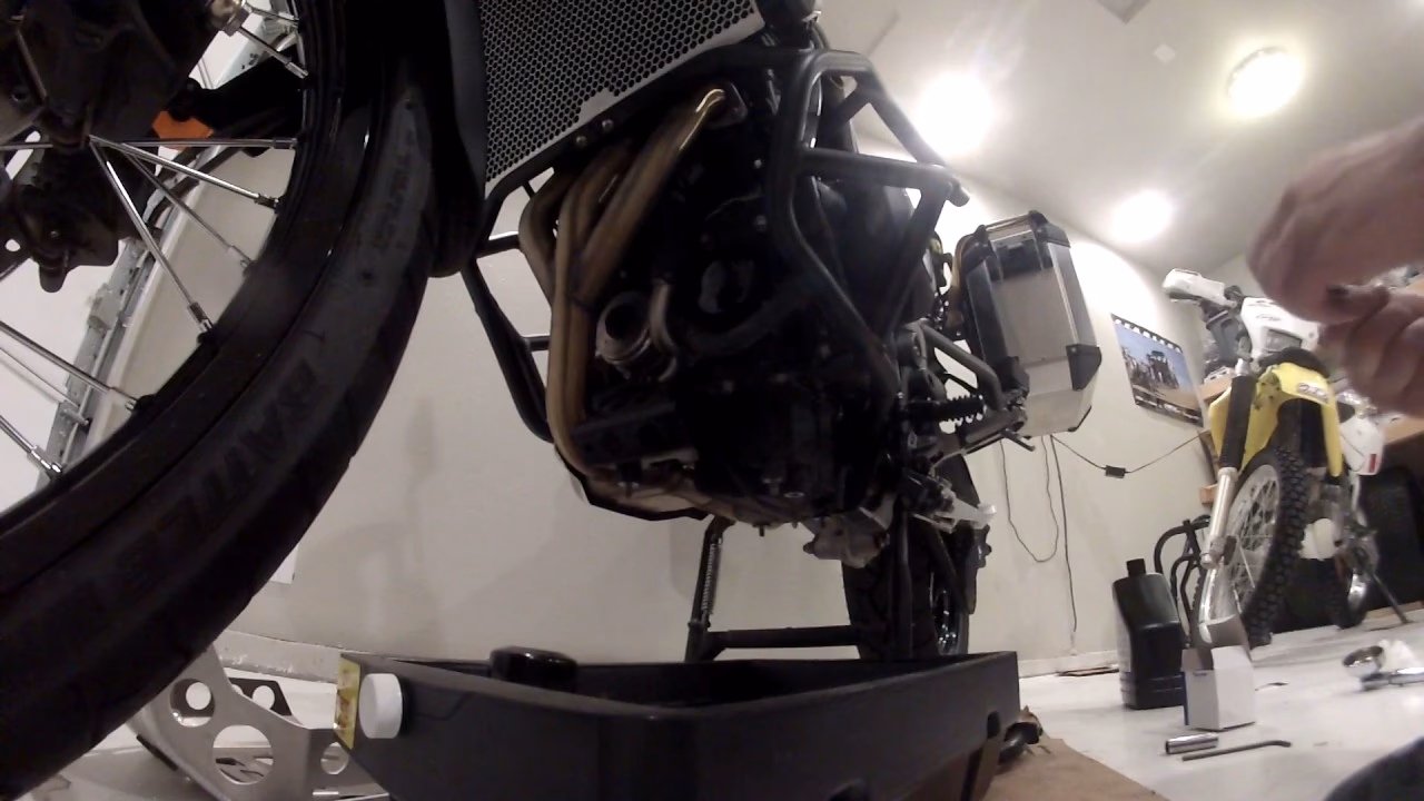 What parts can be removed from a Tiger 800 XC?