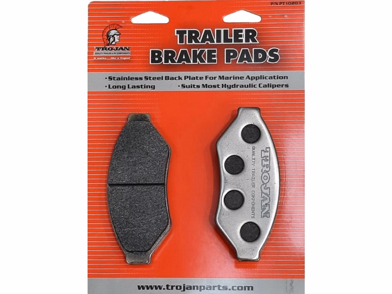 What brake pads are compatible with Trojan & Alko brake calipers?