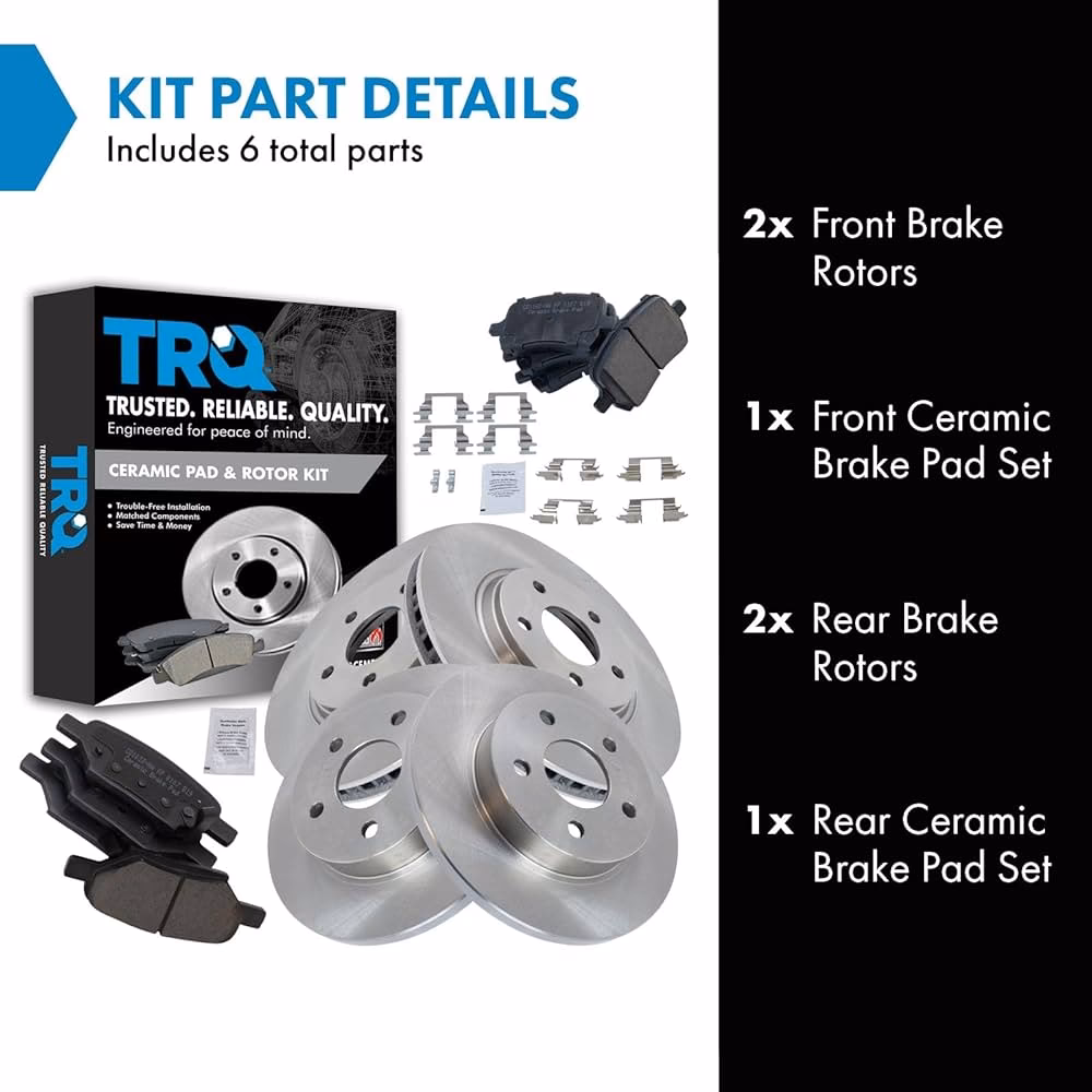 Are TRQ front & rear ceramic disc brake pads good?
