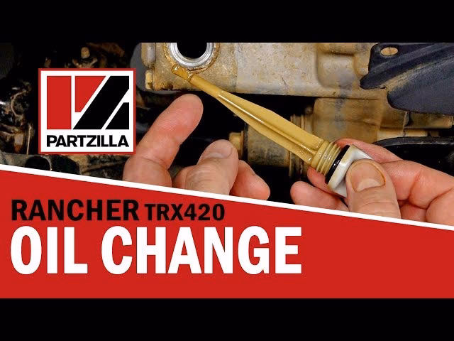 How do you oil a Honda FourTrax rancher trx420?