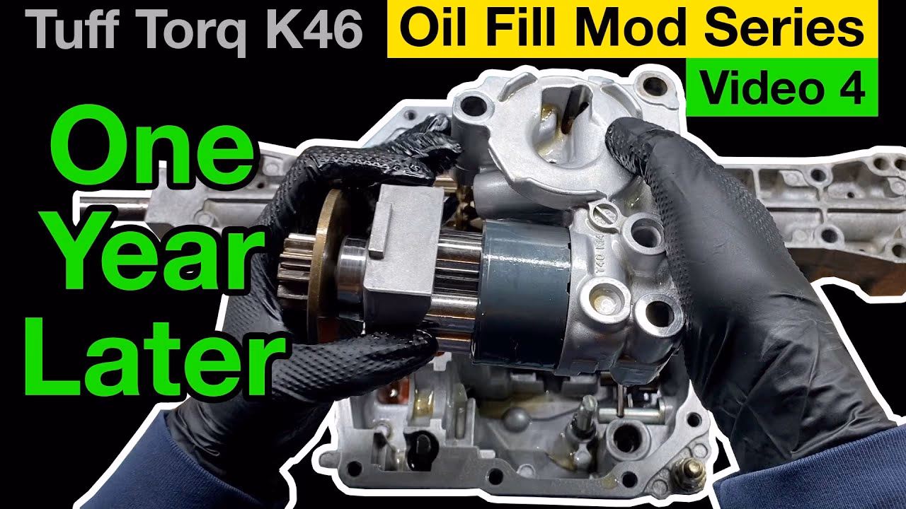 How much oil does a K46 transmission need?