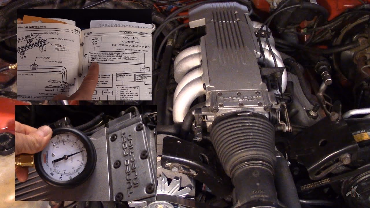 Where is the fuel pressure tap?