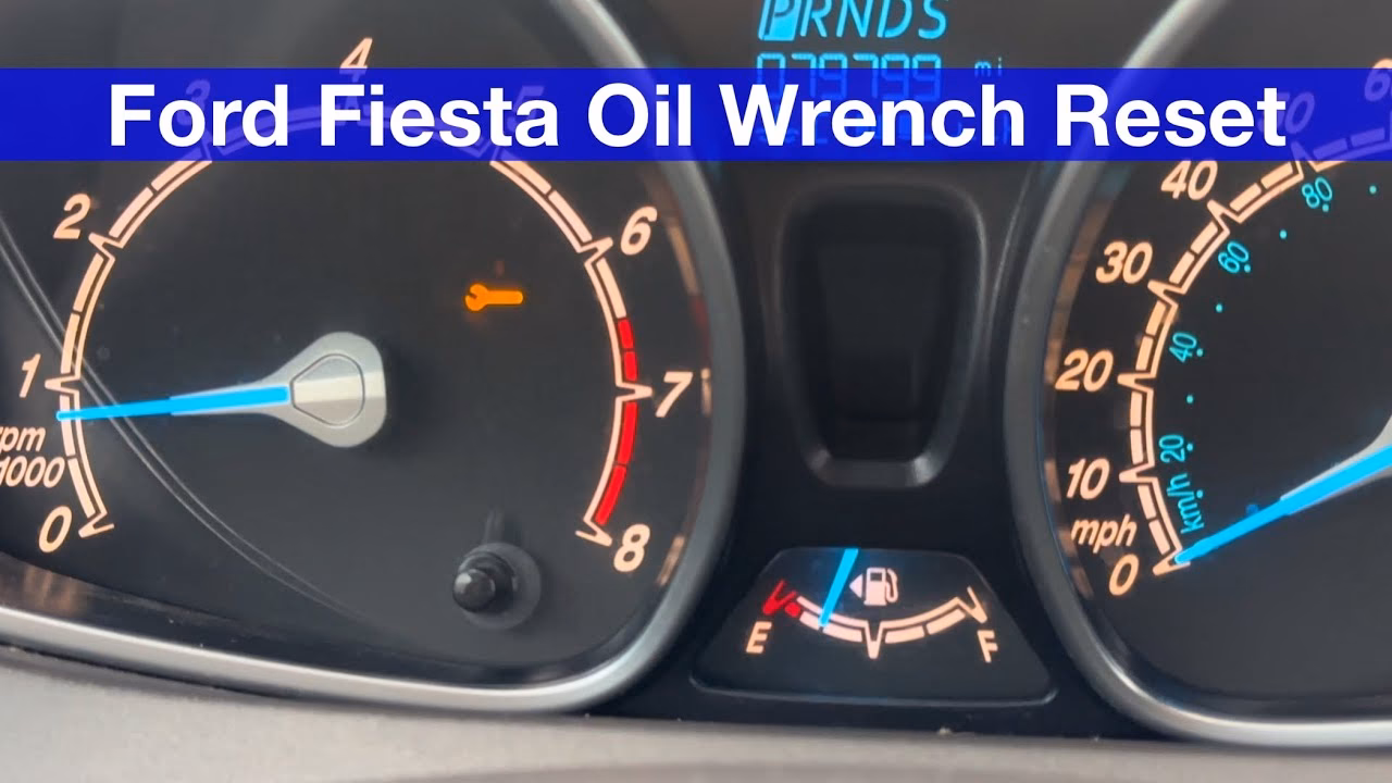 How to reset oil service light Ford Fiesta?