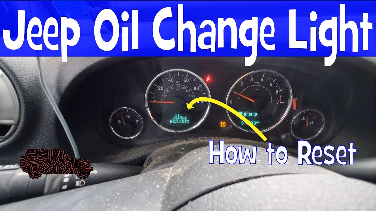 How to reset engine oil life Jeep Wrangler?