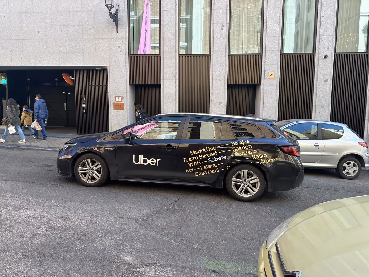 How do I get to Madrid Airport with Uber?