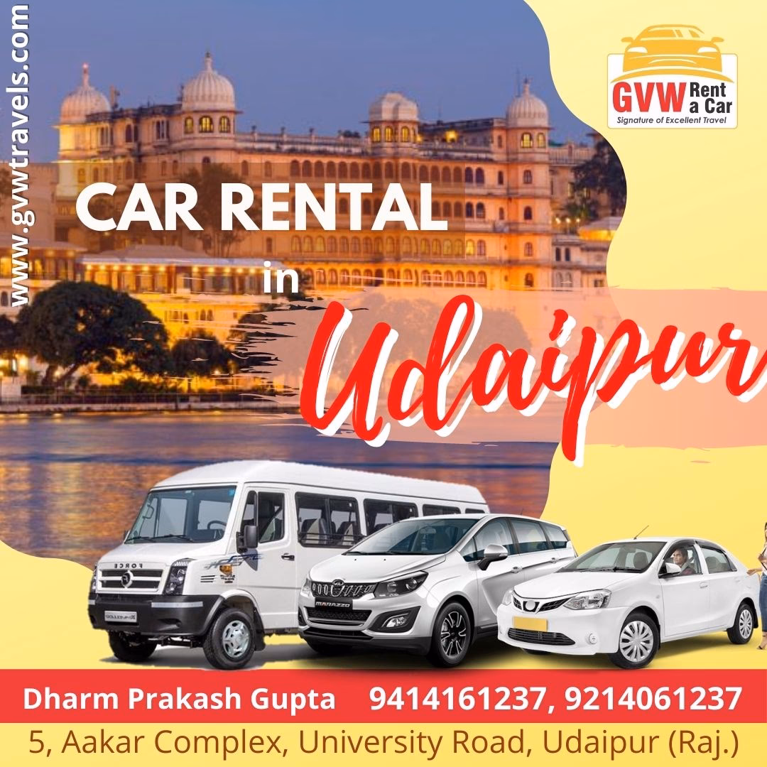 How to book a cab rental in Udaipur?