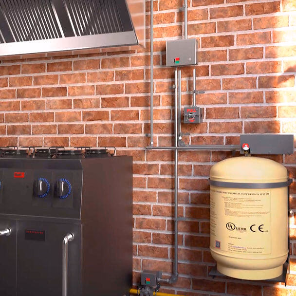 Does a commercial kitchen exhaust hood cause fire hazards?