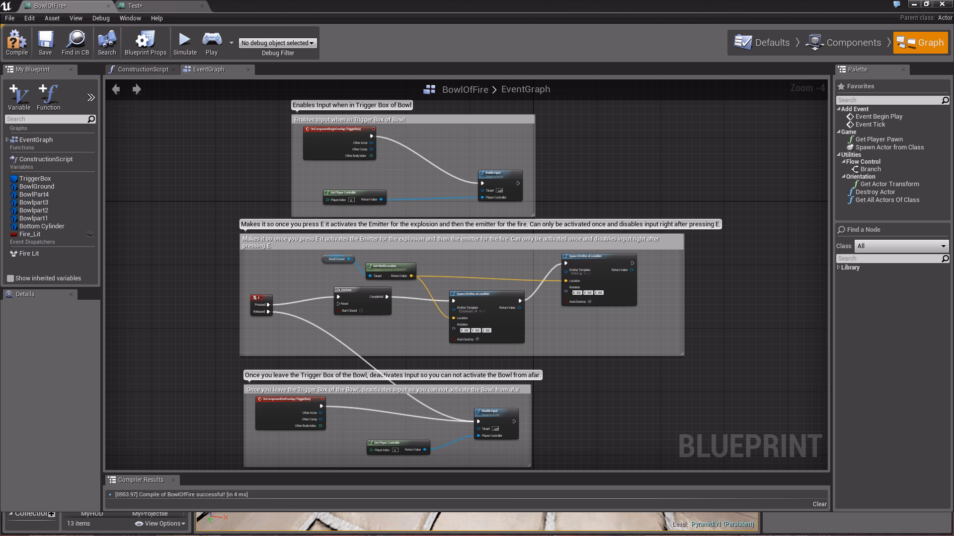 What if I don't have the blueprint open?