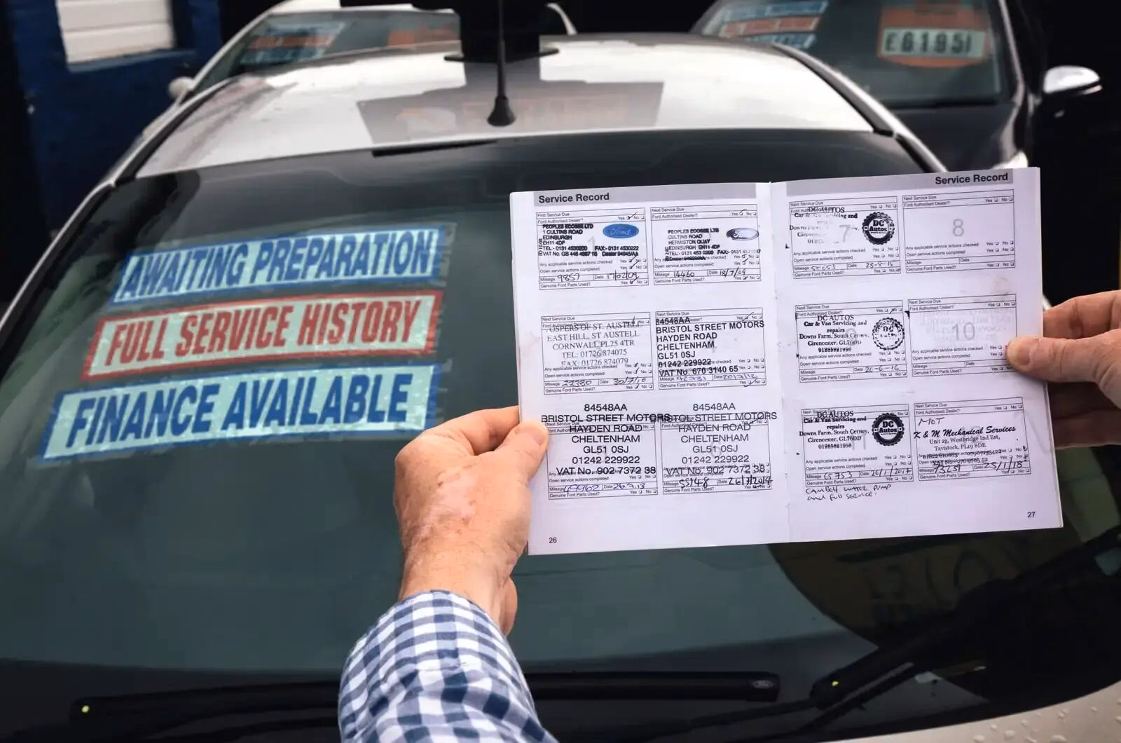 Do used cars have full service history?