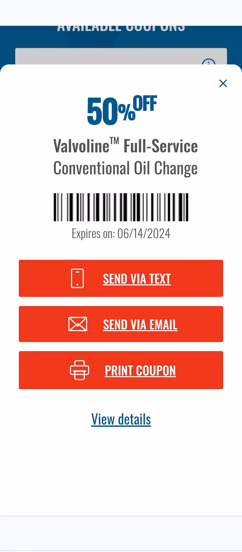 What are Valvoline TM coupons & promotions?