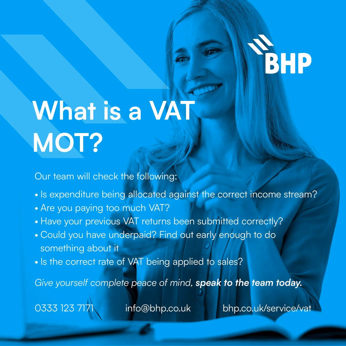 Is a MOT outside the scope of VAT?