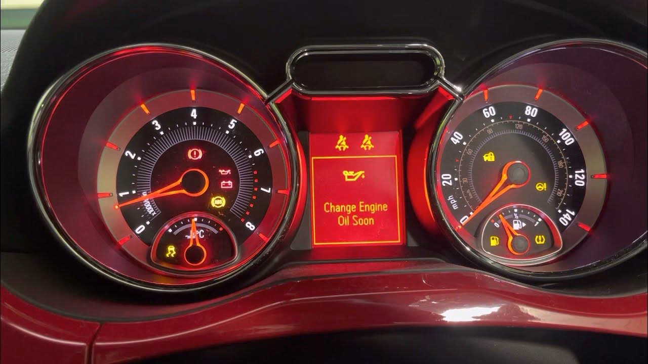 Who designed Opel Vauxhall Adam oil life light service Minder reset?