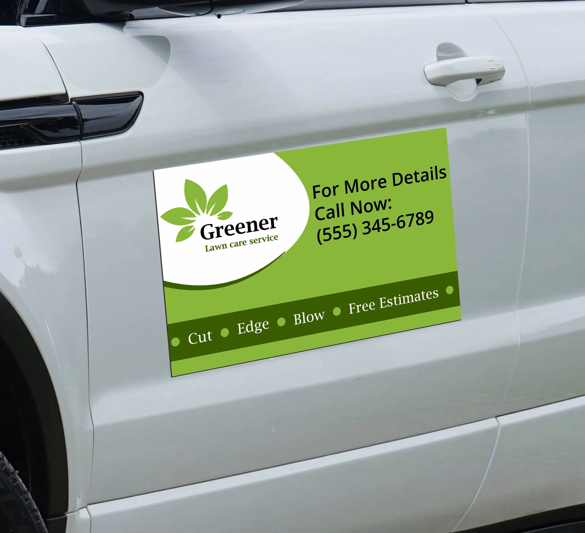 What is a custom magnetic car sign?