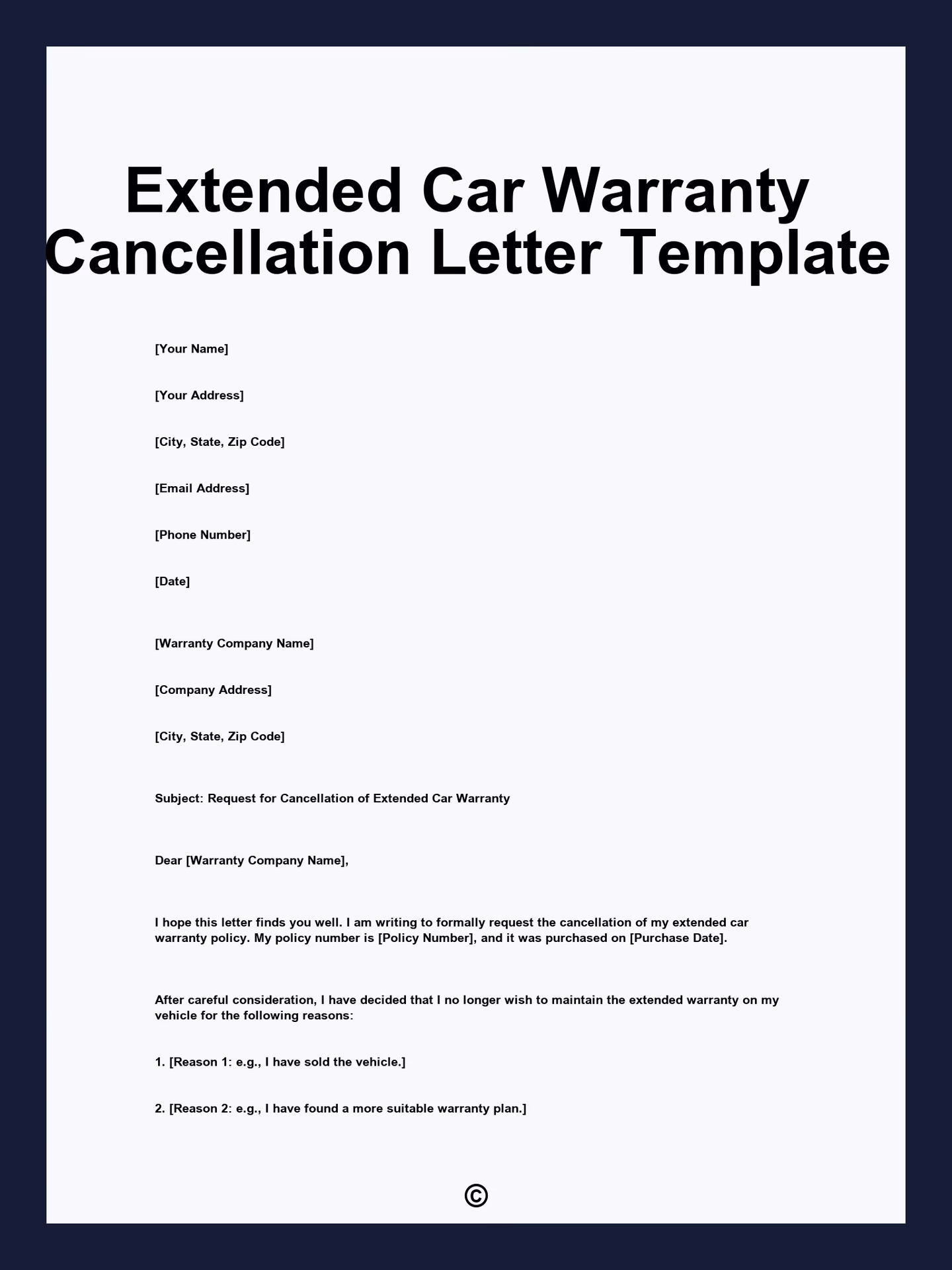 What is a contract cancellation letter sample?