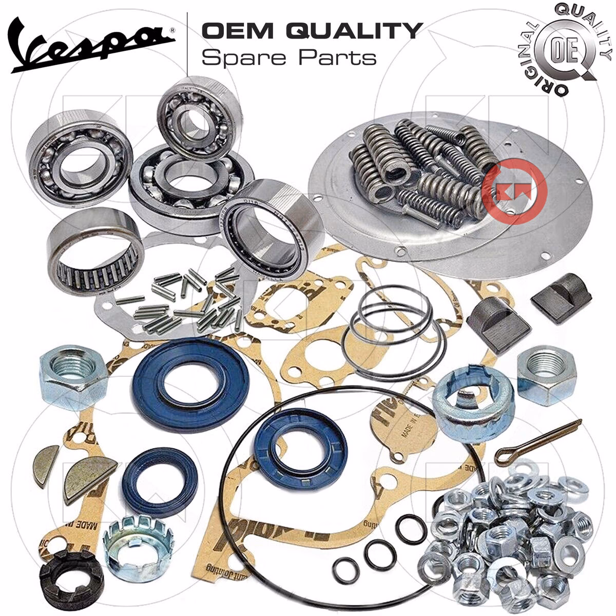 What is included in the engine rebuild kit?