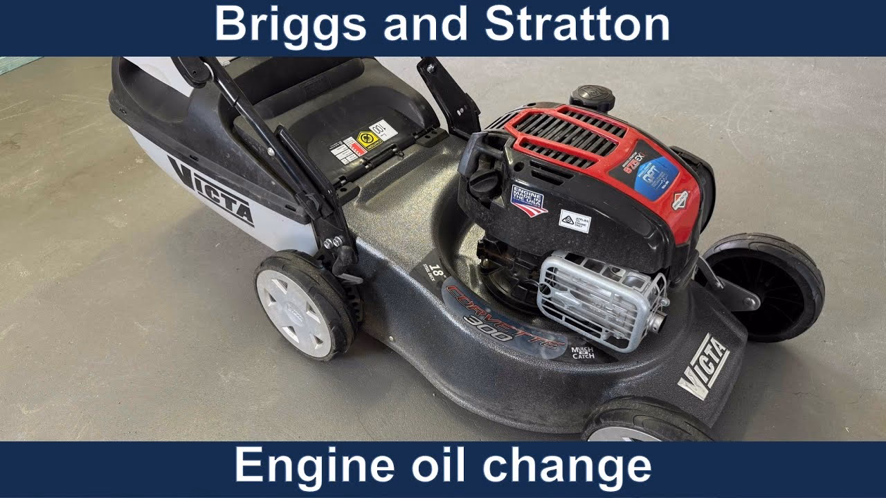 How much oil does a Victa lawnmower use?