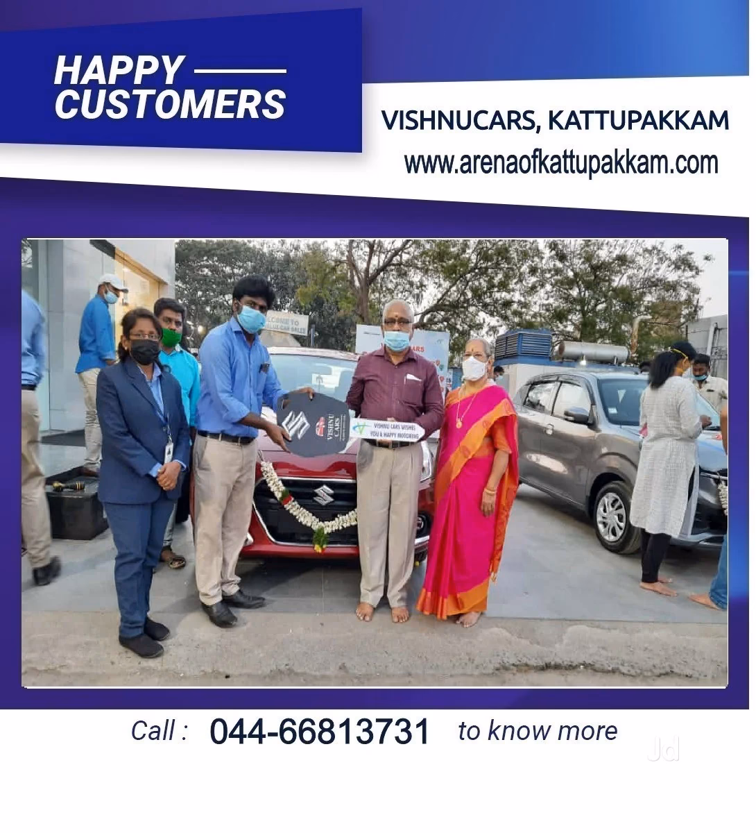 What are the working hours of Maruti Suzuki Arena Vishnu Kattupakkam?