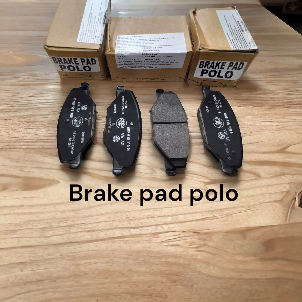 How much does a brake discs & pads replacement cost Volkswagen Polo?