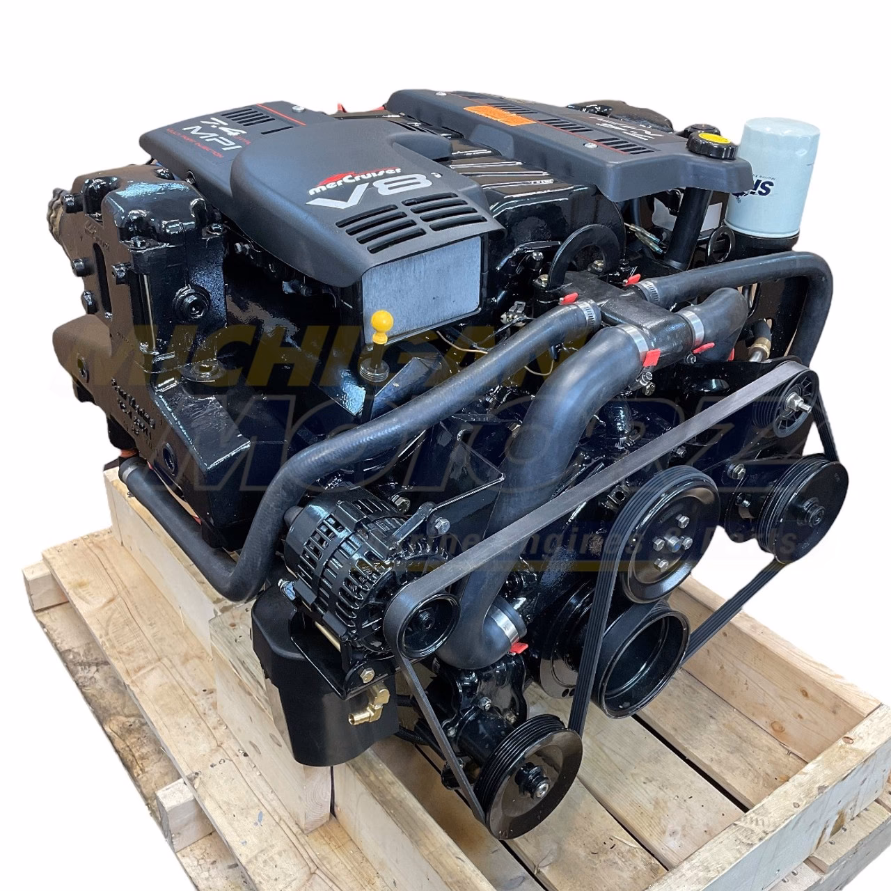 What kind of engine does a 1986 Mercruiser have?