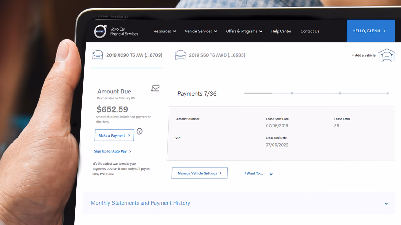 How long do I have to cancel a Volvo Car finance agreement?