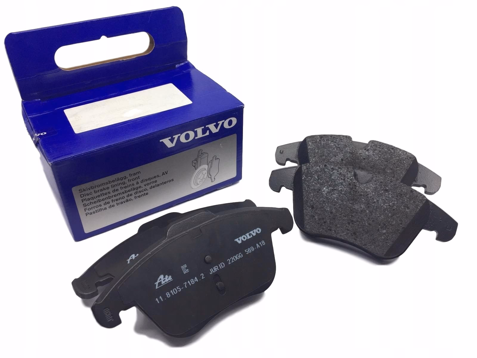 Who makes genuine Volvo brake pads?
