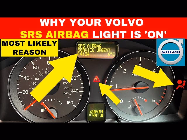 What happens if you ignore the 'SRS airbag service urgent' message?