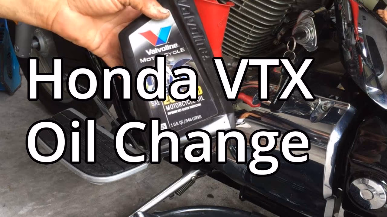 How to check the oil condition of a VTX 1300 bike?