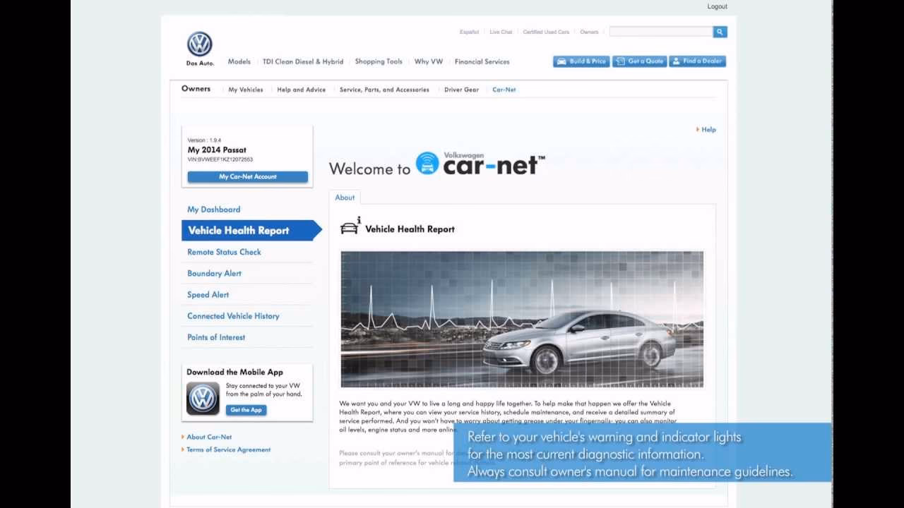 How do I activate Volkswagen mobile online services?