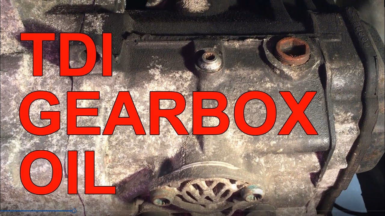 How do you drain a TDI PD BXE manual gearbox?