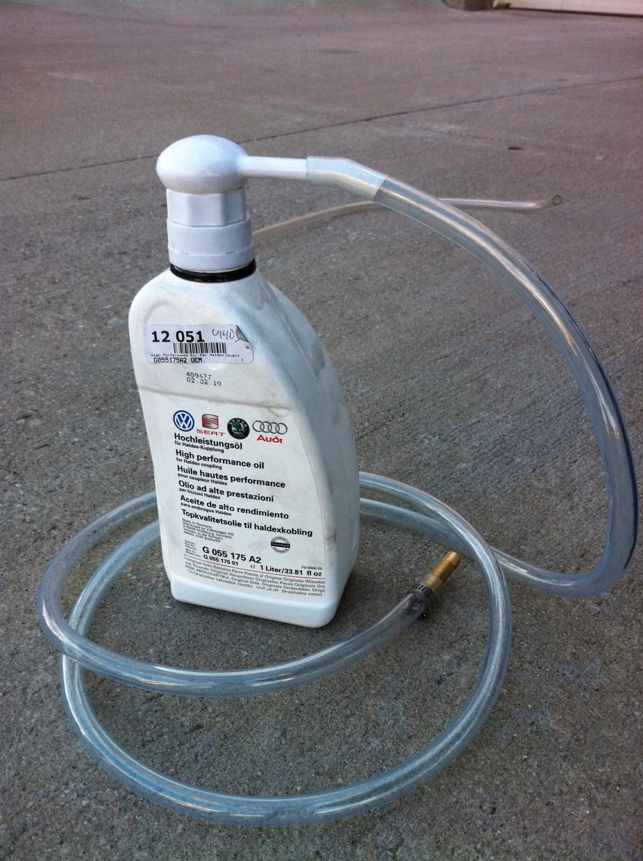 How do you change the differential oil on a golf cart?