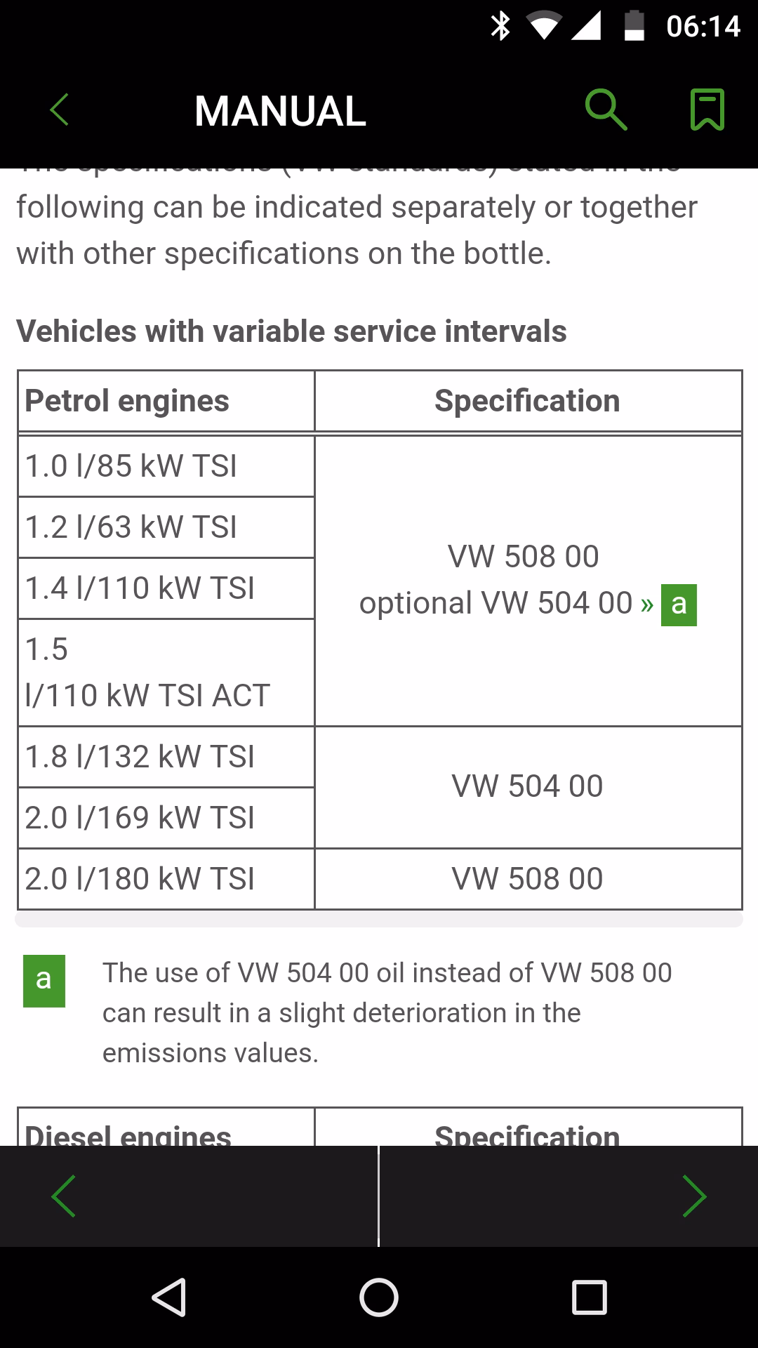 How often should a diesel engine oil be changed?
