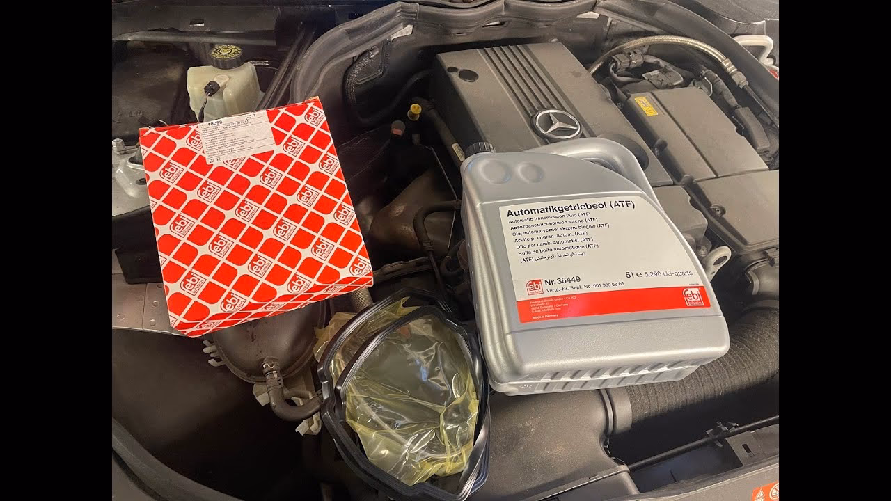 How often should a W204 transmission fluid be changed?