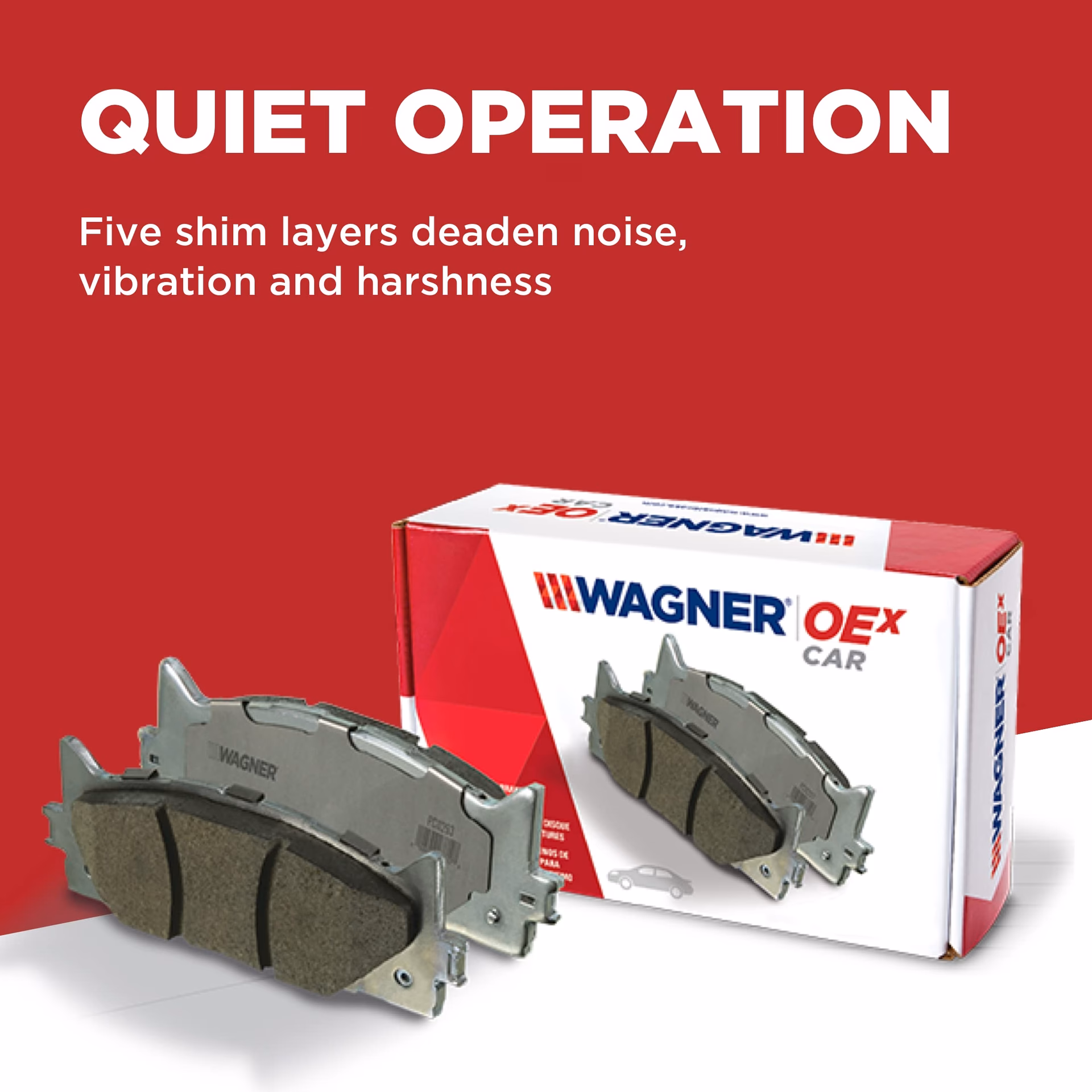Are Wagner Brake pads quiet?